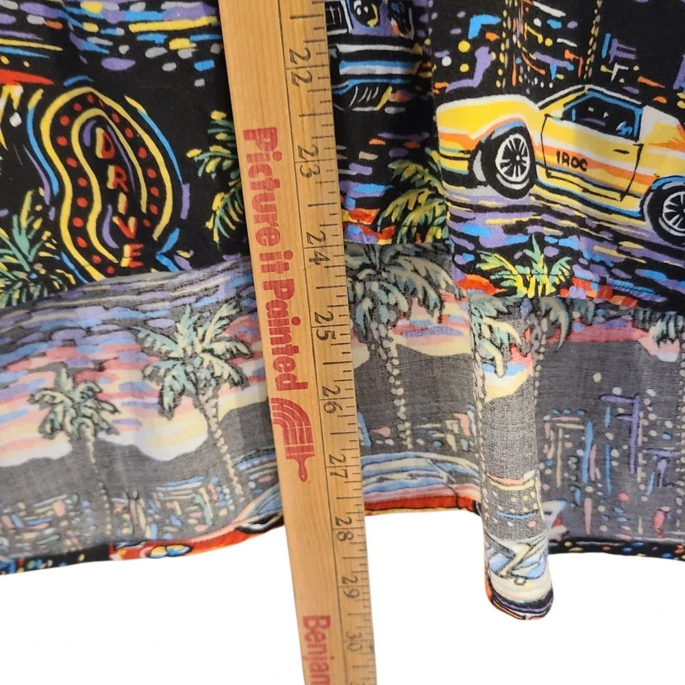 Vtg‎ Reyn Spooner Hawaiian Shirt Camaro American Classics Cars Mens Size XL